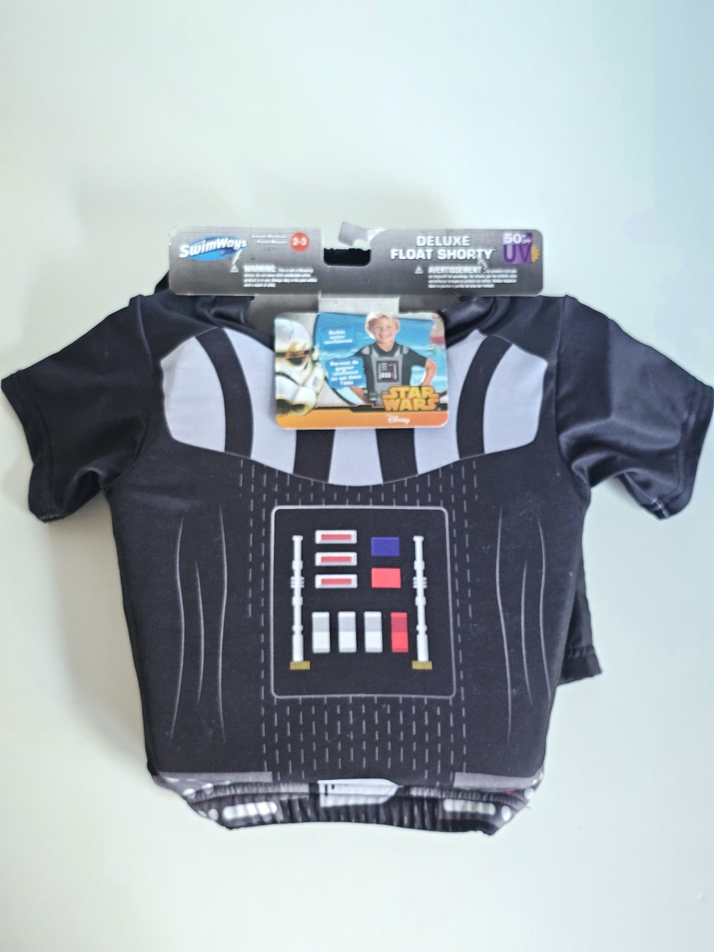 SwimWays Disney Star Wars Darth Vader Deluxe Float Shorty - Black